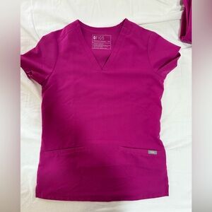 Figs - Hot Pink/Fuchsia Scrubs Set